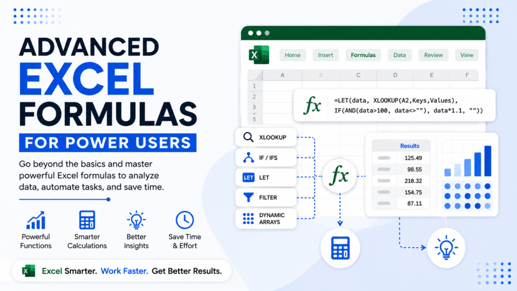 Advanced Excel Formulas: Nested IF, SUMIFS, COUNTIFS & Dynamic Arrays chatgpt image 18 juil. 2026, 14 51 12